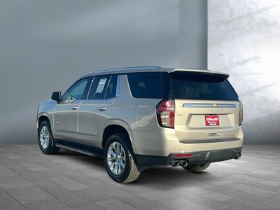 2021 Chevrolet Tahoe — rear three-quarter view