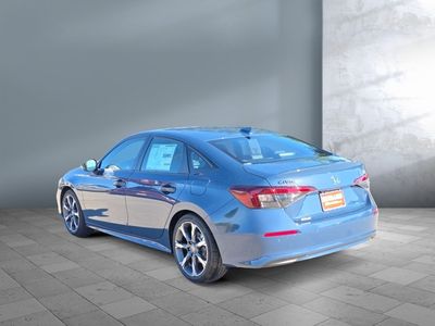 2026 Honda Civic Sedan Hybrid — rear three-quarter view