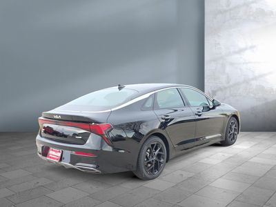2026 Kia K5 — rear three-quarter view