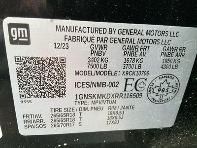 2024 Chevrolet Tahoe — photo 14 view