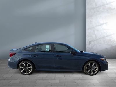 2026 Honda Civic Sedan Hybrid — rear three-quarter view
