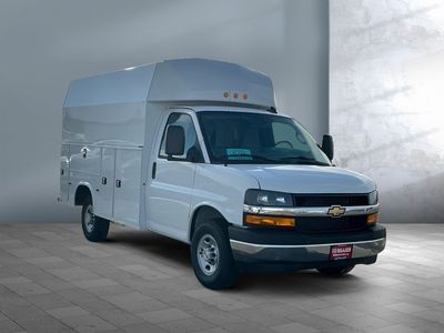 2025 Chevrolet Express Commercial Cutaway — front three-quarter view