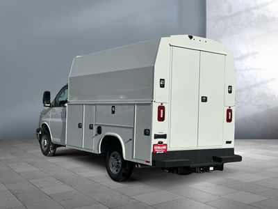 2025 Chevrolet Express Commercial Cutaway — rear three-quarter view