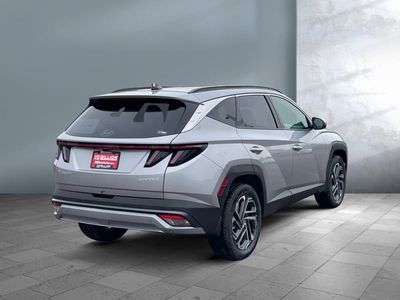 2026 Hyundai Tucson Hybrid — rear three-quarter view