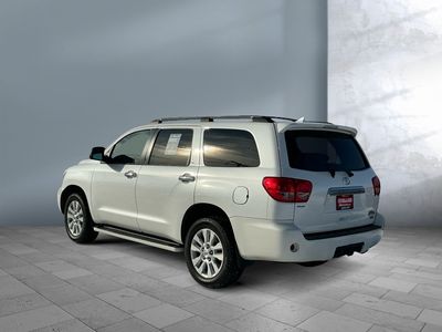 2017 Toyota Sequoia — rear three-quarter view