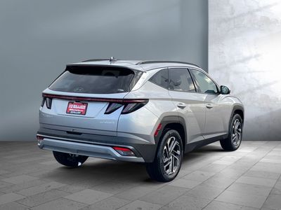2026 Hyundai Tucson Hybrid — rear three-quarter view