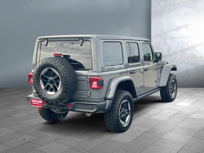 2019 Jeep Wrangler Unlimited — rear three-quarter view