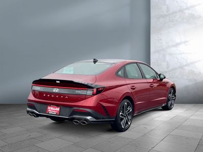 2025 Hyundai Sonata — rear three-quarter view