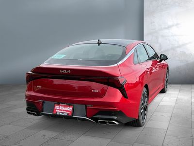 2026 Kia K5 — rear three-quarter view