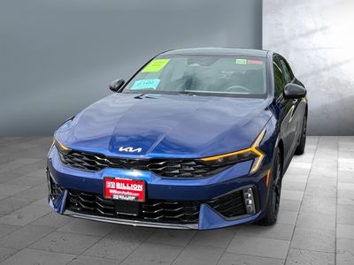 2026 Kia K5 — front three-quarter view