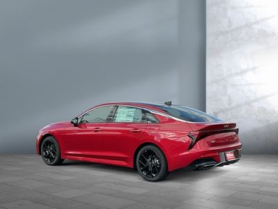 2026 Kia K5 — rear three-quarter view