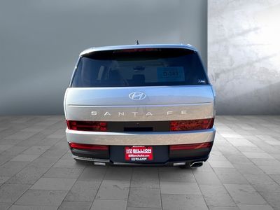 2026 Hyundai Santa Fe — rear three-quarter view