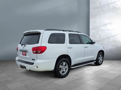 2008 Toyota Sequoia — rear three-quarter view