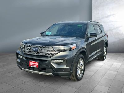 2020 Ford Explorer — front three-quarter view