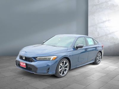 2026 Honda Civic Sedan Hybrid — front three-quarter view