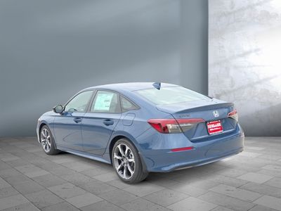 2026 Honda Civic Sedan Hybrid — rear three-quarter view