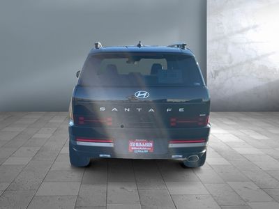 2026 Hyundai Santa Fe — rear three-quarter view