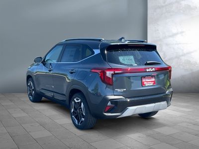 2026 Kia Seltos — rear three-quarter view