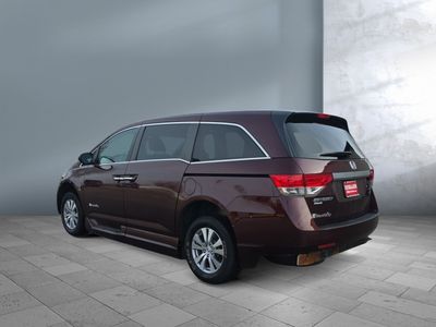 2014 Honda Odyssey — rear three-quarter view