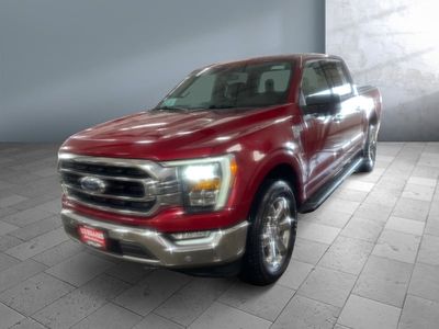 2021 Ford F-150 — front three-quarter view