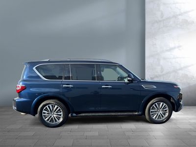 2023 Nissan Armada — rear three-quarter view