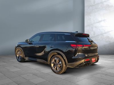 2023 INFINITI QX60 — rear three-quarter view
