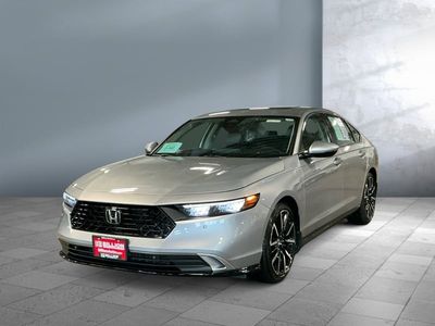2025 Honda Accord Hybrid — front three-quarter view