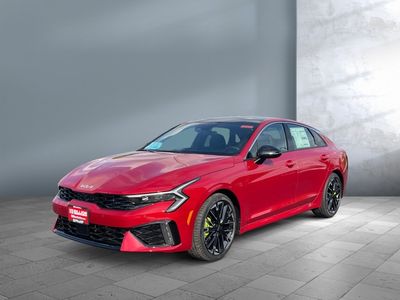 2026 Kia K5 — front three-quarter view