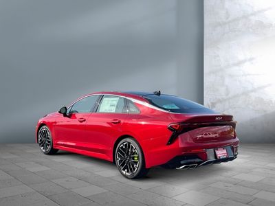 2026 Kia K5 — rear three-quarter view