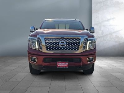 2017 Nissan Titan XD — rear three-quarter view