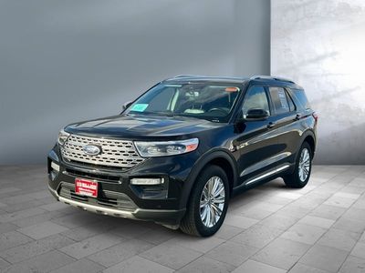 2020 Ford Explorer — front three-quarter view