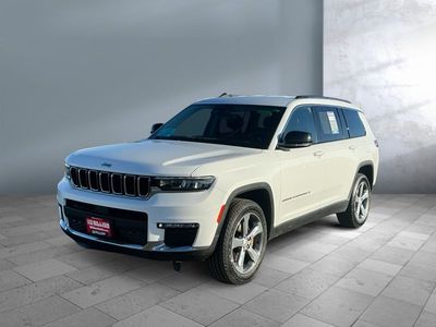 2021 Jeep Grand Cherokee L — front three-quarter view