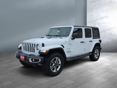 2020 Jeep Wrangler Unlimited — front three-quarter view