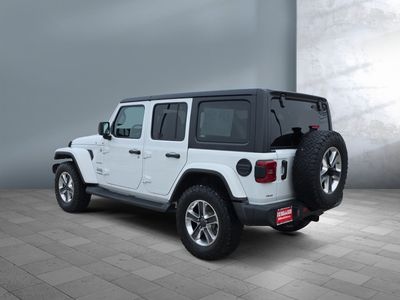 2020 Jeep Wrangler Unlimited — rear three-quarter view