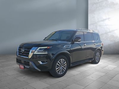2021 Nissan Armada — front three-quarter view