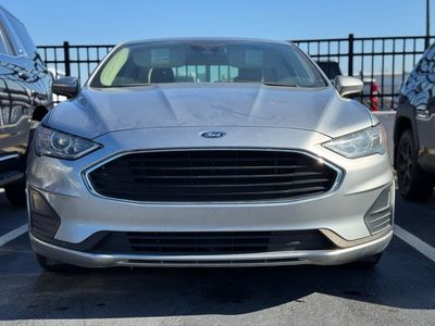 2020 Ford Fusion S — rear three-quarter view