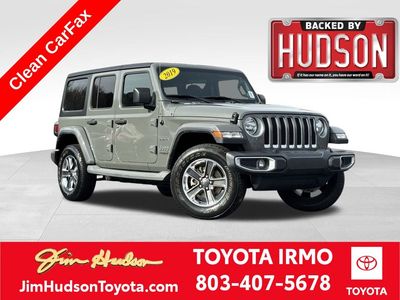 2019 Jeep Wrangler Unlimited Sahara — side profile view
