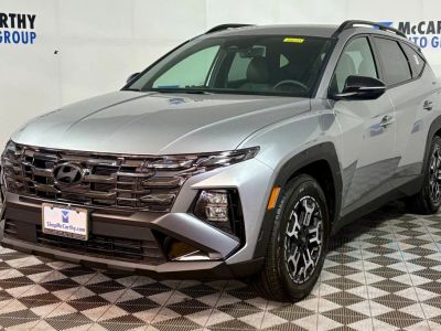 2025 Hyundai Tucson — rear three-quarter view