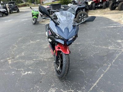 2026 Kawasaki Ninja 500 ABS Metallic Matte Twilight Blue - Photo 3