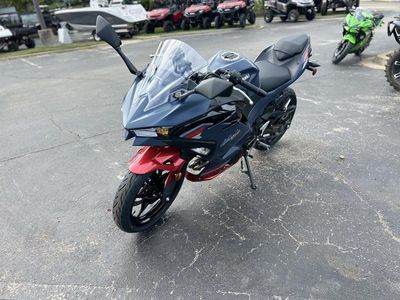 2026 Kawasaki Ninja 500 ABS Metallic Matte Twilight Blue - Photo 2