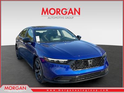 2026 Honda Accord Hybrid Sport in Still Night Pearl — front three-quarter view