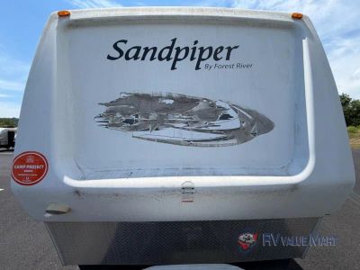 2009 Forest River RV Sandpiper — rear three-quarter view