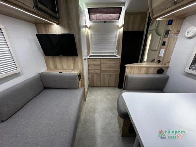 2025 nuCamp RV T@b — rear three-quarter view