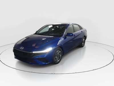 2024 Hyundai Elantra — rear three-quarter view