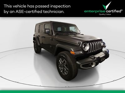 2025 Jeep Wrangler Sahara 4 Door 4x4 — front three-quarter view