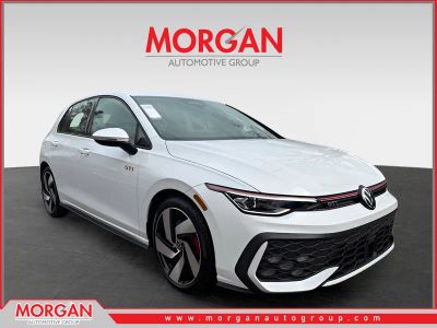 2026 Volkswagen Golf GTI 2.0T S in White — front three-quarter view