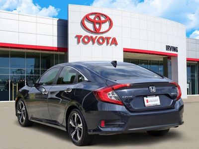 2018 Honda Civic — rear three-quarter view
