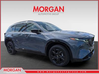 2026 Mazda CX-5 2.5 S Premium in Gray — front three-quarter view
