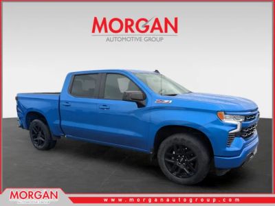 2025 Chevrolet Silverado 1500 RST in Blue — front three-quarter view