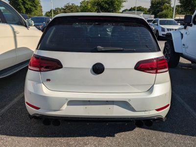 2019 Volkswagen Golf R — rear three-quarter view
